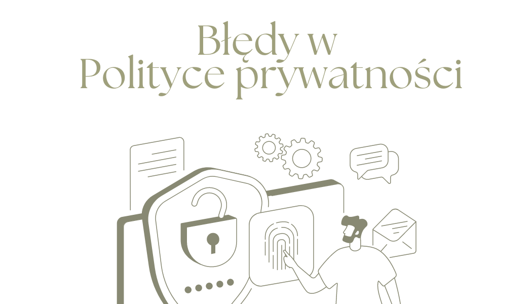 błędy w polityce prywatności